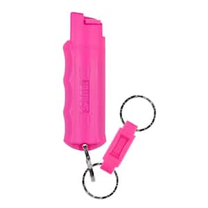 Pink Key Case Pepper Spray with Quick Release