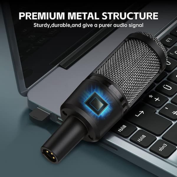 YICHUHAOXI XLR Podcast Microphone Kit Condenser Microphone with