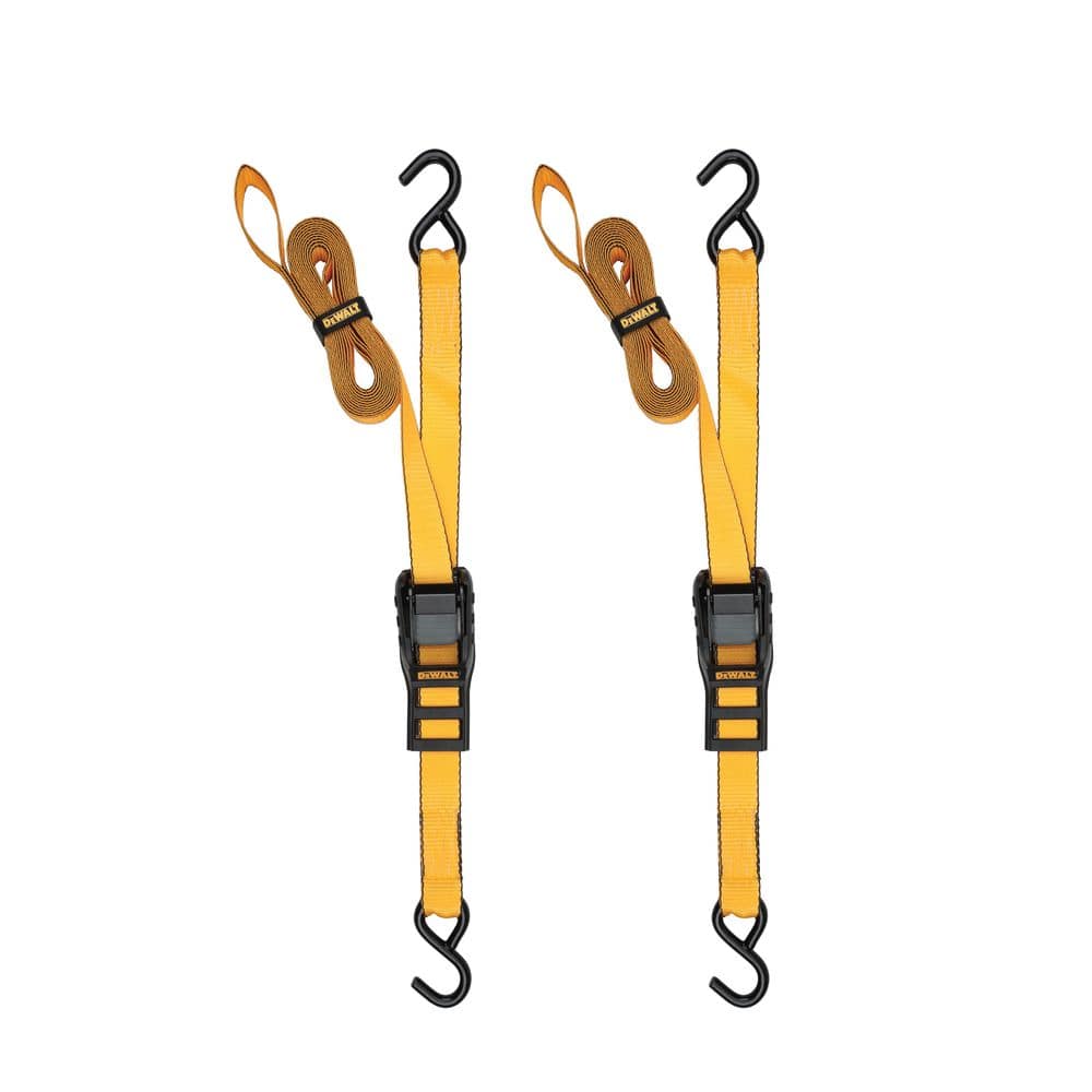ストラップ RT-119743 DEWALT Cam-Buckle Straps Tie-Downs, 2-Pack-1.25 Inch x 14 Feet