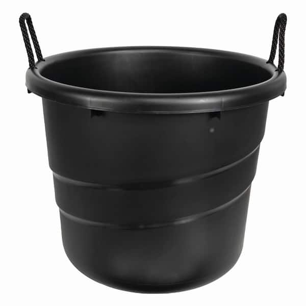 HDX 21 Gal. Utility Tub Storage Tote with Rope Handles