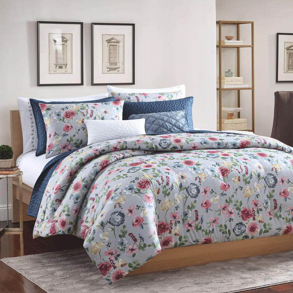 Christy Living Tamsin Cotton Sateen King Comforter Set 12A905777228601440