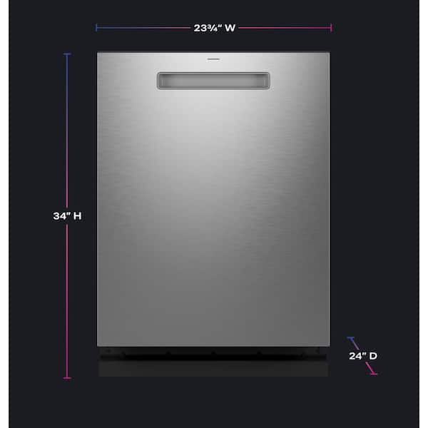 GE 24 in. Built-In Dishwasher with Top Control, 45 dBA Sound Level
