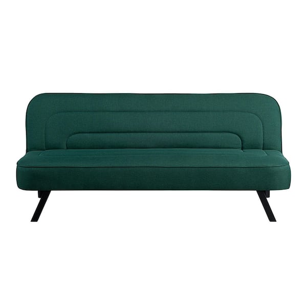 Serta Findlay 66.1 in. Green Polyester Twin Size Futon 123A047GRN