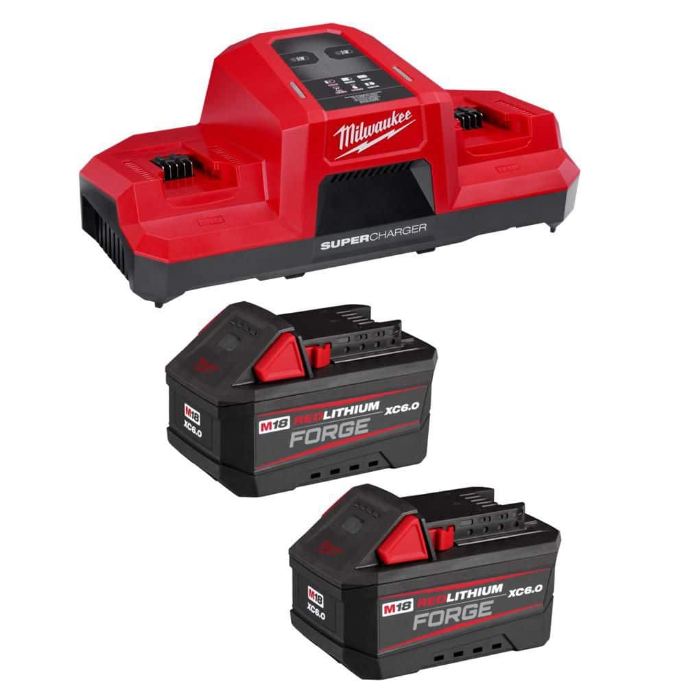M18 18V Lithium-Ion Starter Kit with (2) FORGE 6. 0Ah Batteries and Super Charger price history on PriceWatchPro