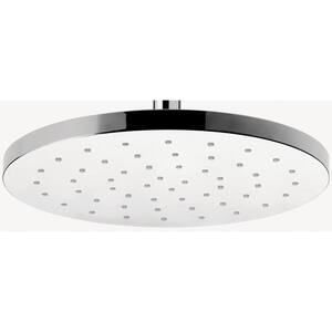 Fresh Round 1-Pattern 1.75 GPM 9.84 in. Ceiling Mount Shower Head with Dropless Technology in Chrome