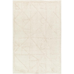 Maryland Shag Cream Morrocan 8 ft. x 10 ft. Indoor Area Rug