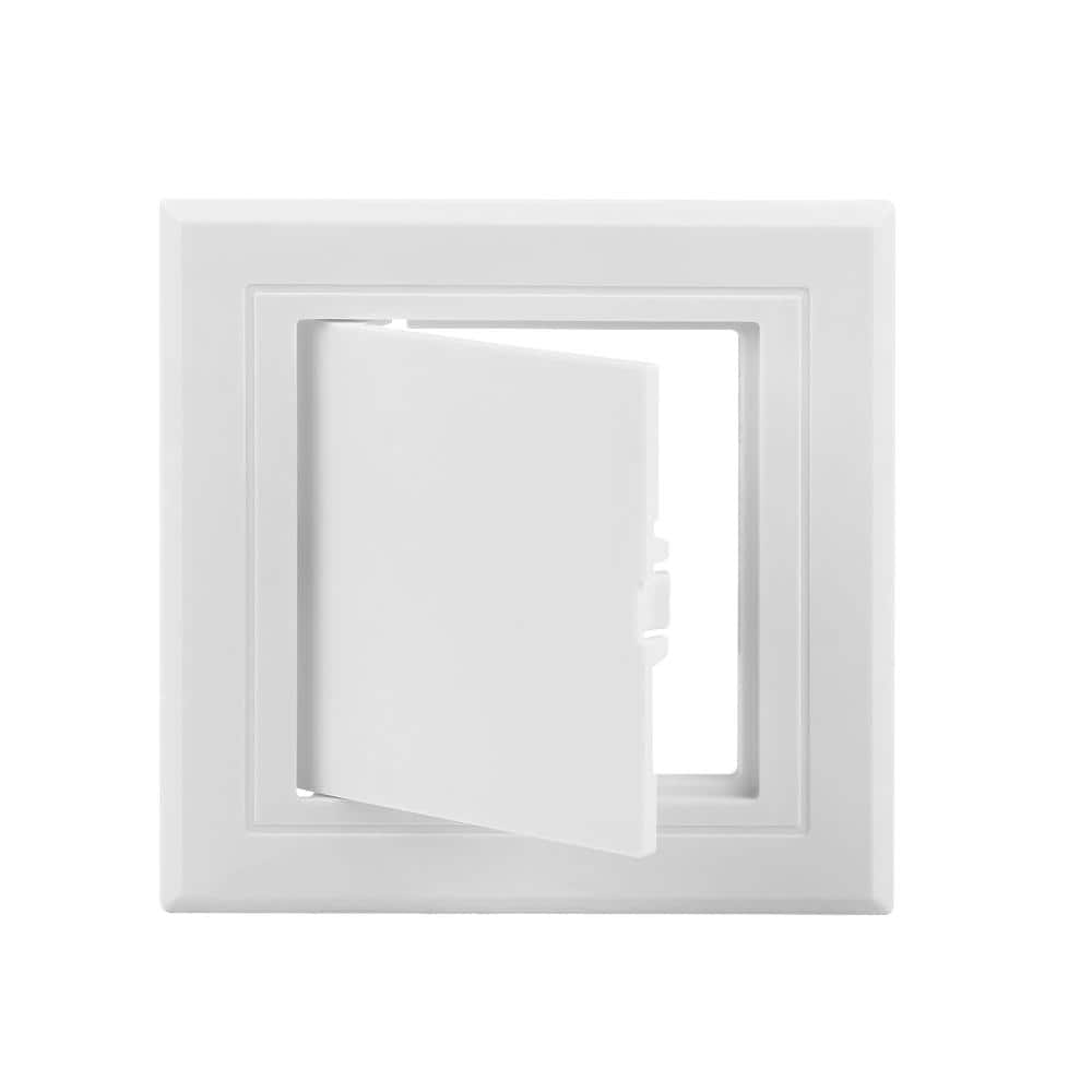 4 x 4 in Plastic Access Panel for Drywall and Ceiling Reinforced Hinged Wall Access Hatch White inch price history on PriceWatchPro
