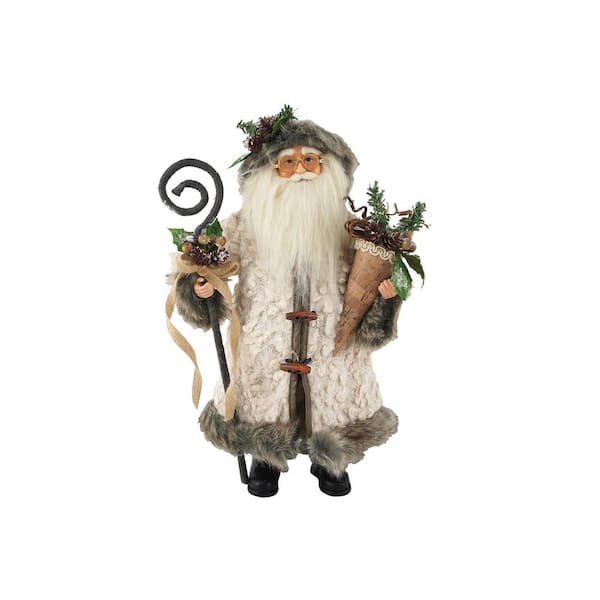 Santa's Workshop 15 in. Gathering Woodsman Santa