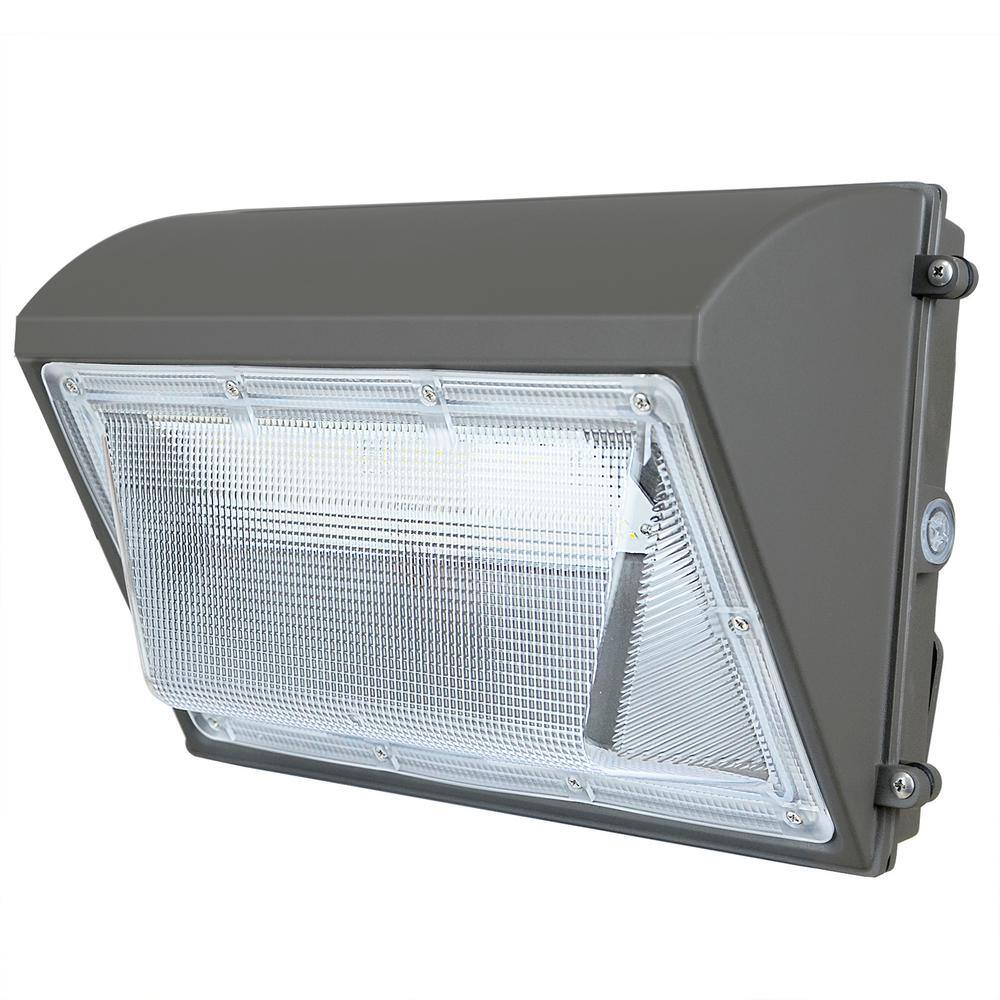 WYZM 800Watt Equivalence Integrated LED Bronze Weather Resistant Wall Pack Area Light 16000