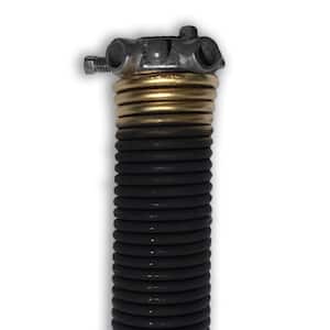 0.250 in. Wire x 1.75 in. D x 35 in. L Torsion Spring in Gold Left Wound Single for Sectional Garage Door