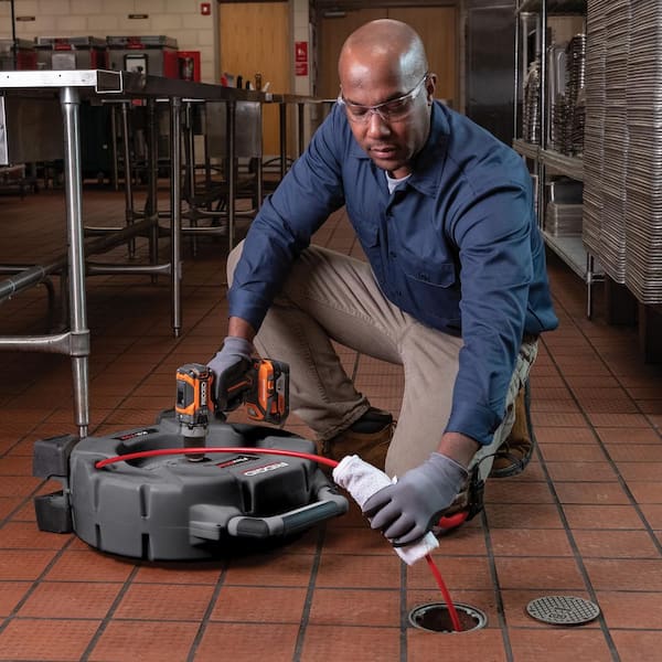 RIDGID FlexShaft Wall-to-Wall Drain Cleaning Machine Accessory, 2