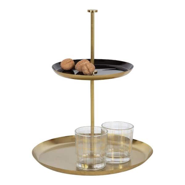 Laranya 15.00 in. H x 12.00 in. W Black Decorative Tray
