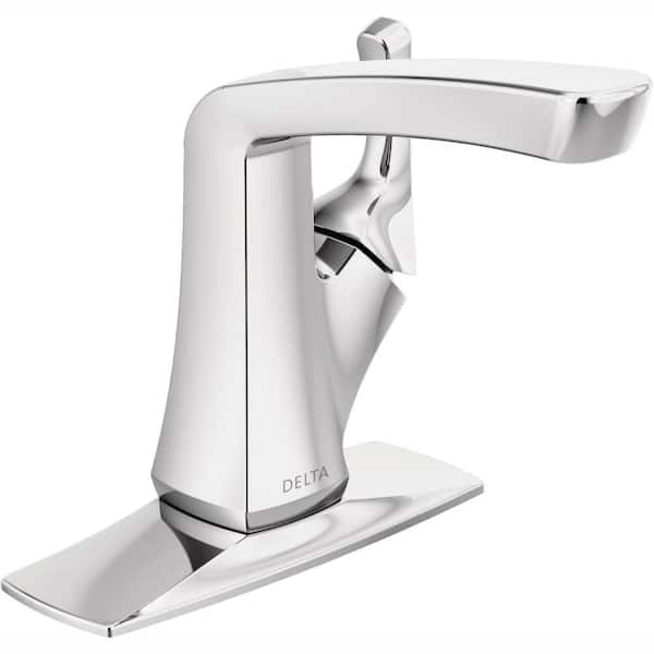 Delta Vesna Single Handle Single Hole Bathroom Faucet in Chrome