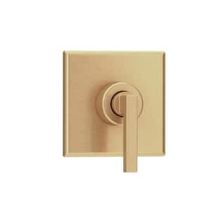 Duro 1-Handle Wall-Mounted Diverter Trim Kit in Brushed Bronze (Valve Not Included)