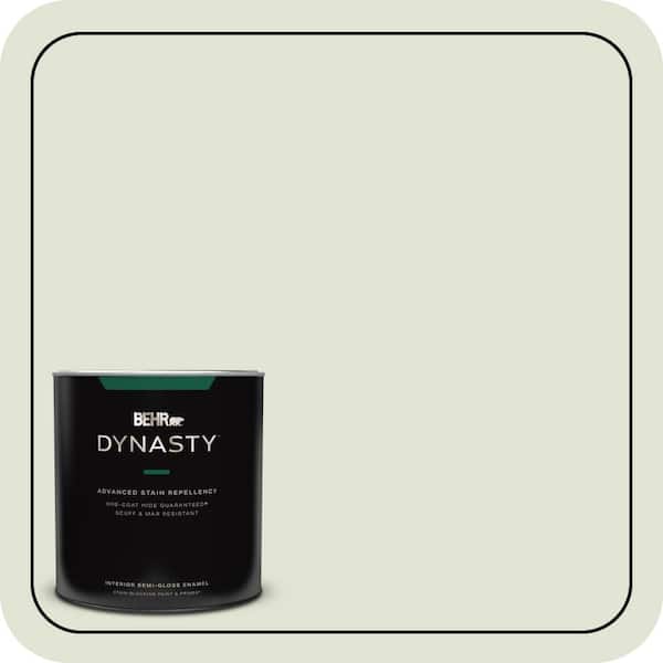 BEHR DYNASTY 1 qt. #MQ3-46 Folly One-Coat Hide Semi-Gloss Enamel Interior Stain-Blocking Paint & Primer