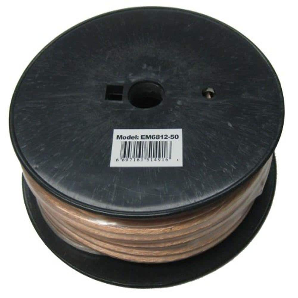 25 ft. 14-Gauge/2 Clear Stranded CU CL3R Speaker Wire