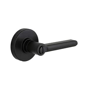 Defiant Tonebridge Matte Black Hall/Closet Door Lever with Square Rose ...