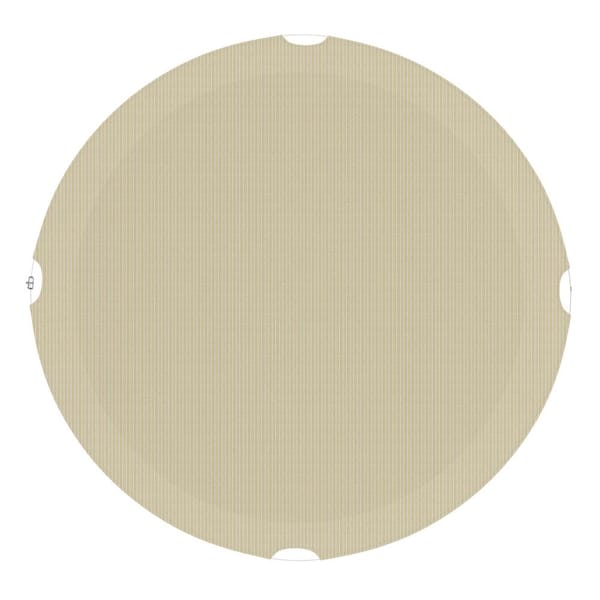 BANSA ROSE 18 ft. Round Beige Above Ground Pool Winter Cover with 4 ft. Overlap, Swimming Pool Cover Protector Winter Safety Cover
