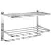 Adrinfly 22 in. Brushed Nickel 3-Tier Wall Mounted Towel Rack with Tower Bars in Stainless Steel SA11-329B016