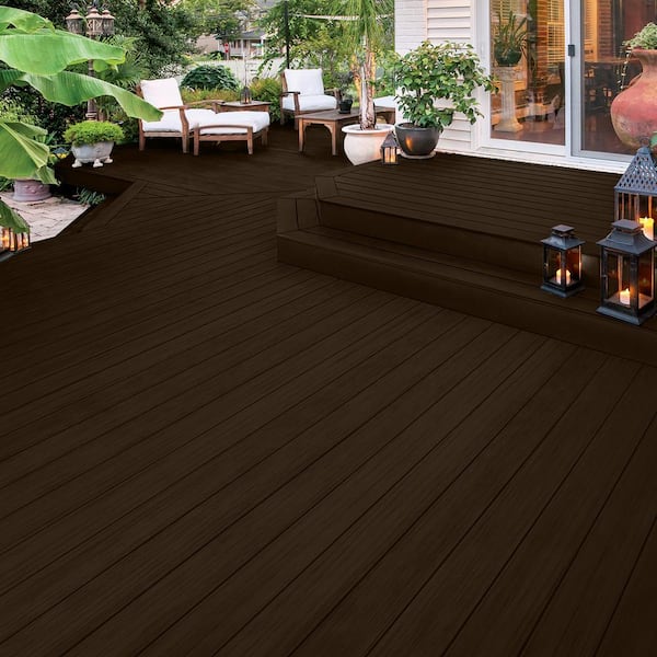 Olympic Maximum 1 gal. SC-1058 Oxford Brown Solid Color Exterior Stain and Sealer in One - image 5