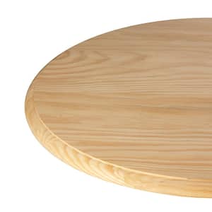 Round Table Top with Beveled Edge - 22 in. Dia. x 0.75 in. Thick - Unfinished Sanded Pine - DIY Kitchen or Dinner Table