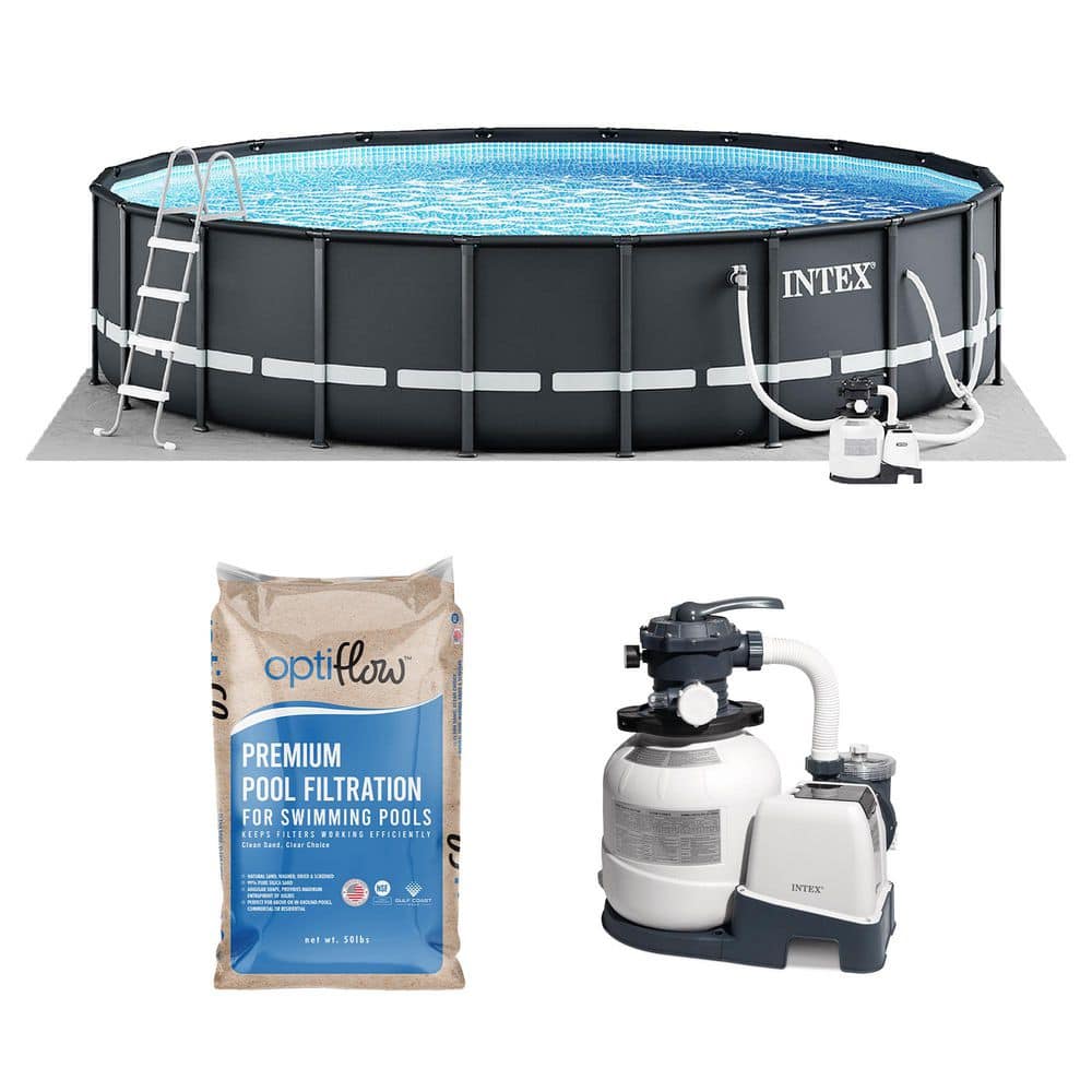 Intex Ultra XTR Frame 20 ft. x 48 in. Round Above Ground Pool and
