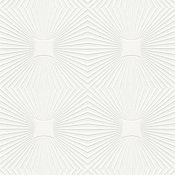 Patton Spanish Style Raised Textured Wallpaper - Paintable Ceiling Tile Design - 48932