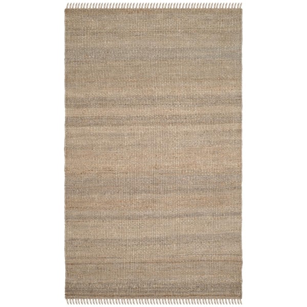 SAFAVIEH Natural Fiber Gray 6 ft. x 9 ft. Gradient Solid Area Rug
