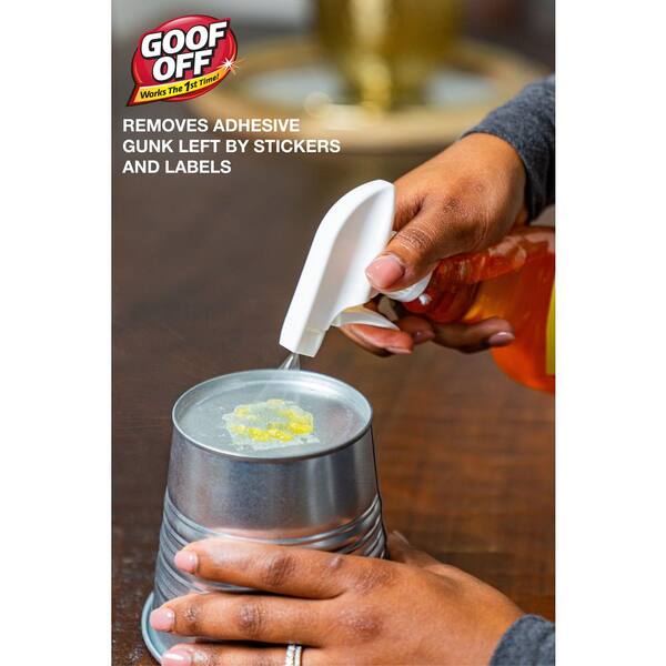 Goof Off 16 oz. Adhesive Gunk Remover, Trigger Spray Bottle ...