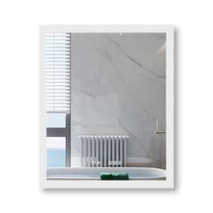 30 in. W x 36 in. H Medium Frameless Rectangular Anti-Fog Wall Bathroom Vanity Mirror in Sliver