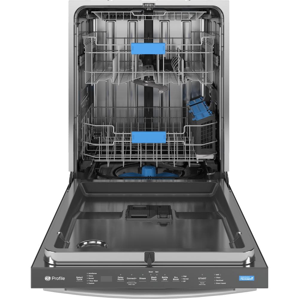24" Stainless Steel Smart Built-In Dishwasher with Top Control