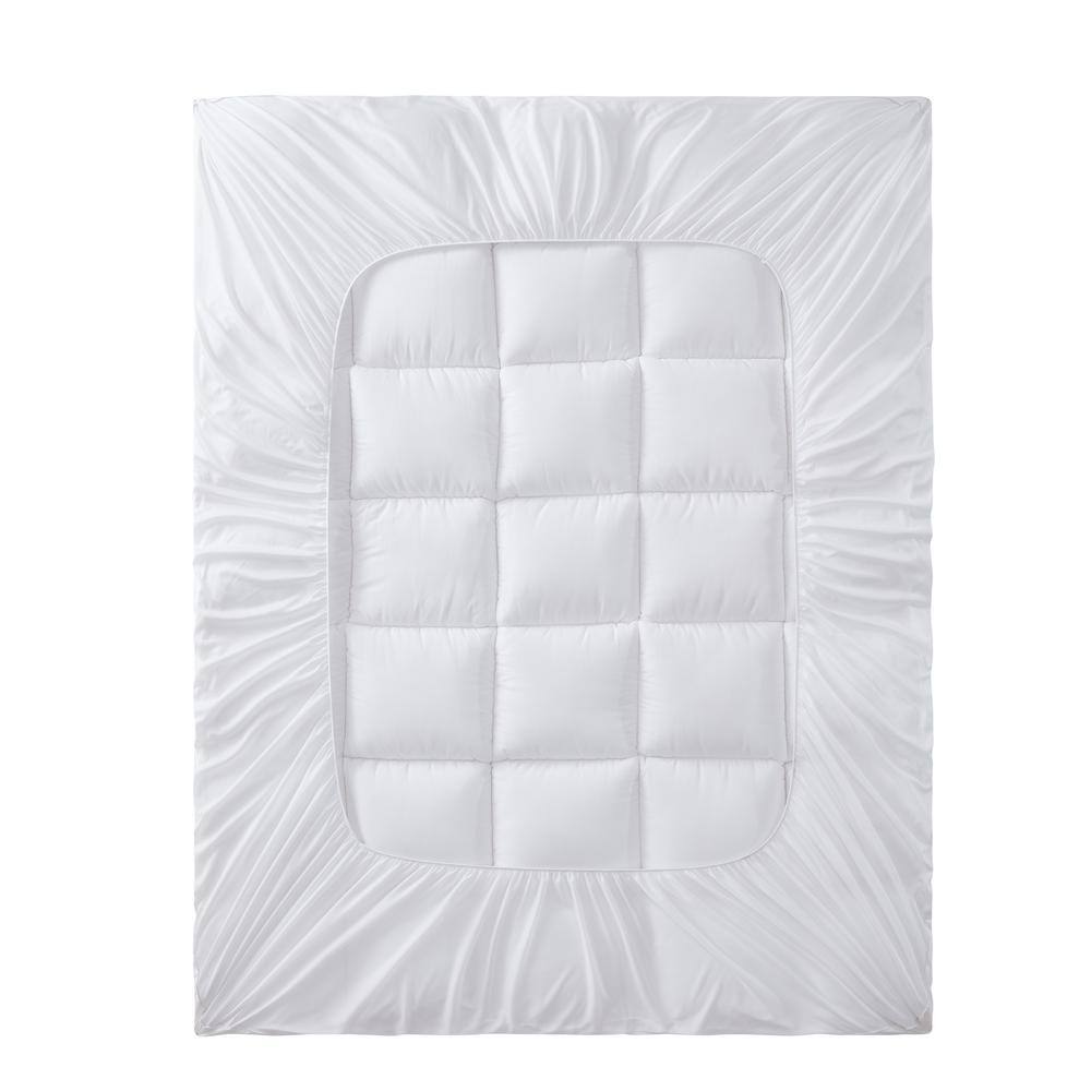 Sweet Home Collection 2 in. Cotton 3D Fiber Down Alternative Queen