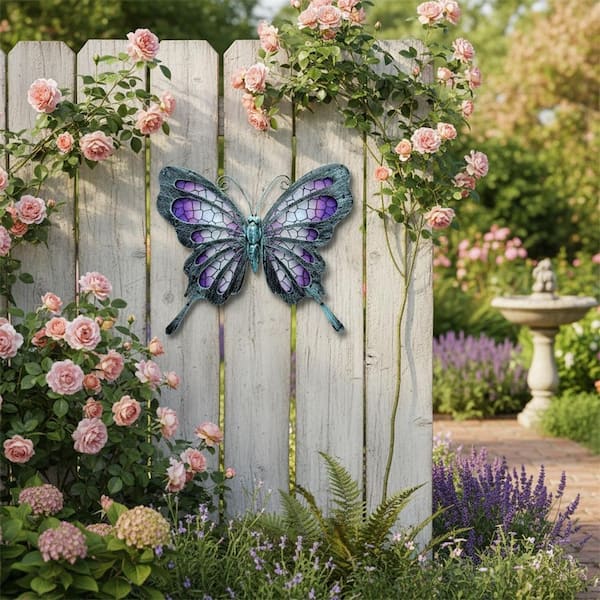 BUTTERFLY - acada92264⑦ Metal Butterfly Wall Decor YNLIN388 - The Home Depot