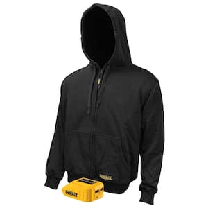 Men's XXLarge 20V XR Lithium Ion Black bare Hoodie with 1 USB Power Adapter