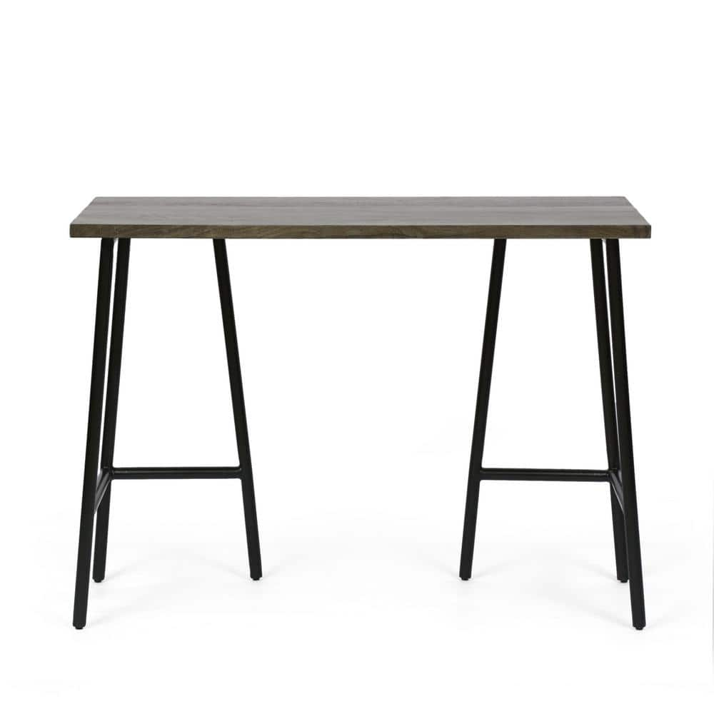 Noble House Darke 42 in. Modern Industrial Handmade Mango Wood Console ...