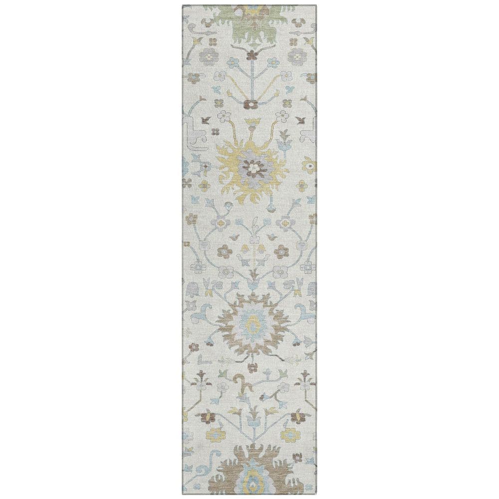 Chantille Machine Washable Indoor/Outdoor Abstract ACN2609 Ivory 2 ft. x 7 ft. Runner Rug price history on PriceWatchPro
