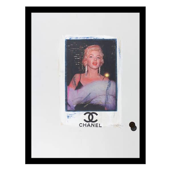 VENICE BEACH Collections Vintage Marilyn Monroe Designer Fashion by Fairchild Paris Framed Graphic Print People Poster Art Print 18 in. x 14 in.