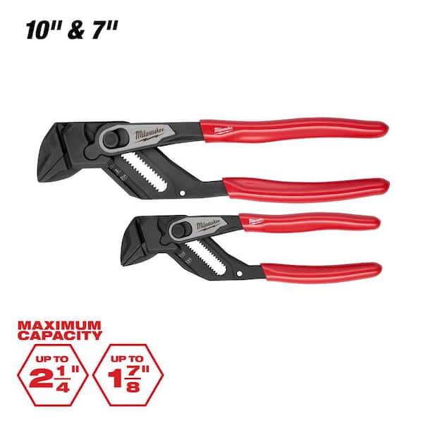 7 in. & 10 in.  Pliers Wrench Set