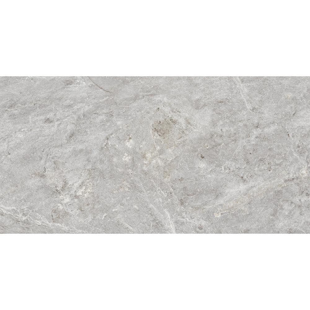 Milestone 12" x 24" Moon Gray Glazed Porcelain Tile