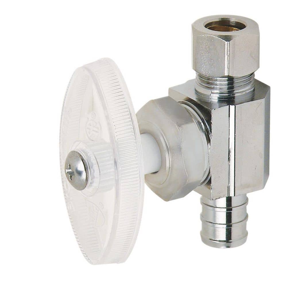 1/2 in. Nominal Crimp PEX Barb Inlet x 3/8 in. Compression Brass Outlet Multi-turn Straight Valve price history on PriceWatchPro