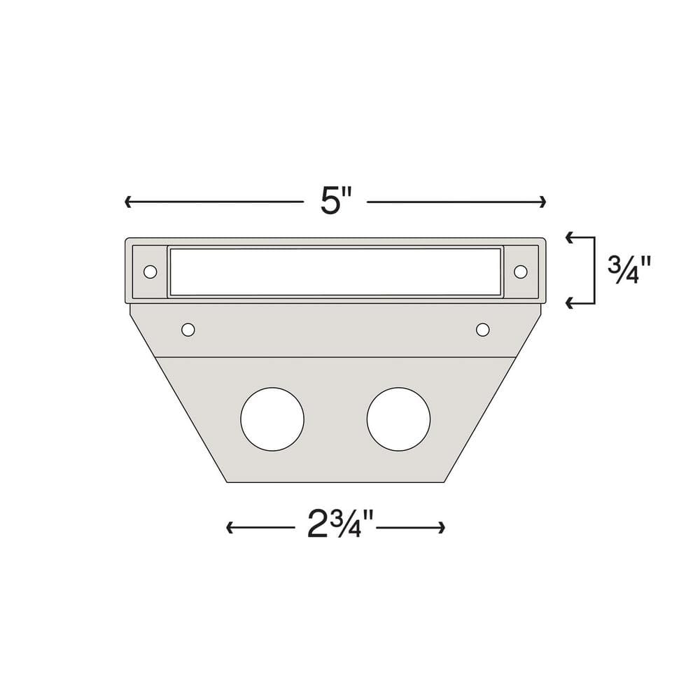Nuvi Titanium Finish 1.9W LED Landscape Deck Light