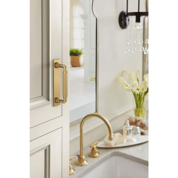 Amerock Ladera 3-3/4 in. Center-to-Center Rectangle Champagne