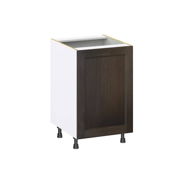 Georgetown 21 in. W x 24 in. D x 34.5 in. H Assembled Full Height Door Base Kitchen Cabinet in Chestnut