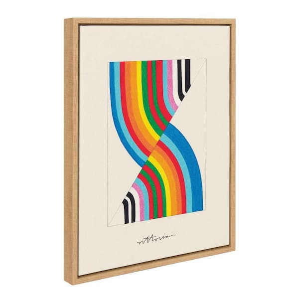 Kate and Laurel Sylvie "Its Always an Almost" by Amber Vittoria Framed Art Print 18 in. x 24 in.