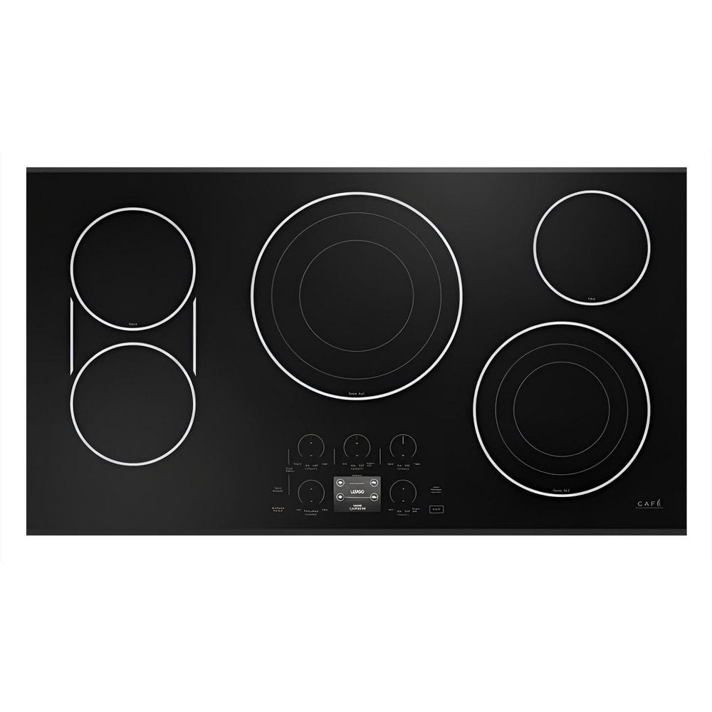 36 in. Built-In Radiant Electric Glass Cooktop in Black with 5-Burner, 8500W, Touch Control with Timer and Safety Lock