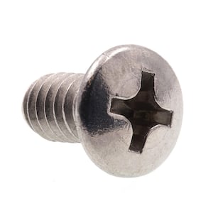 1/4 in-20 x 1/2 in, Grade 18-8 Stainless Steel Phillips Drive Oval Head Machine Screws (25-Pack)