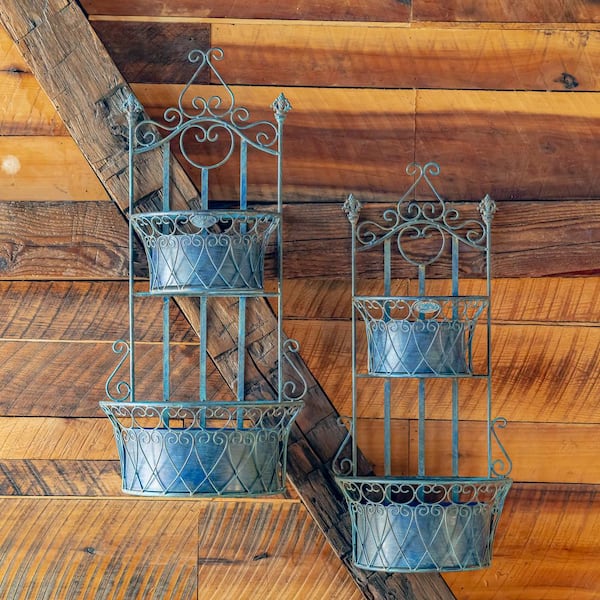 置物 HARU LONDON Zaer Ltd. International London 1820 Large Antique Blue Metal
