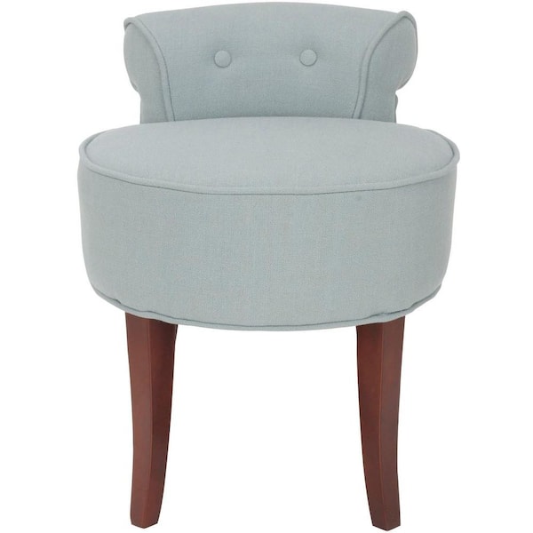 Vanity chair online silver