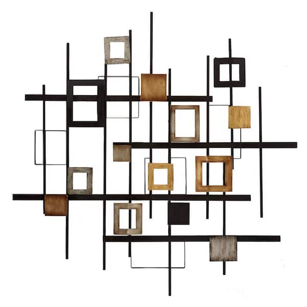 HomeRoots Victoria Metal Metal Wall Architectural Decor