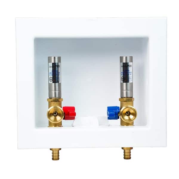 Apollo 2-Pack 3/4-in-in Pipe Thread Inlet x 3/4-in-in Hose Thread Outlet Copper Washing Machine Connector